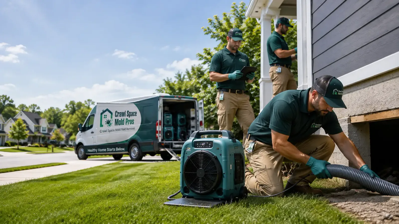 Crawl Space Mold Removal in Willernie, MN